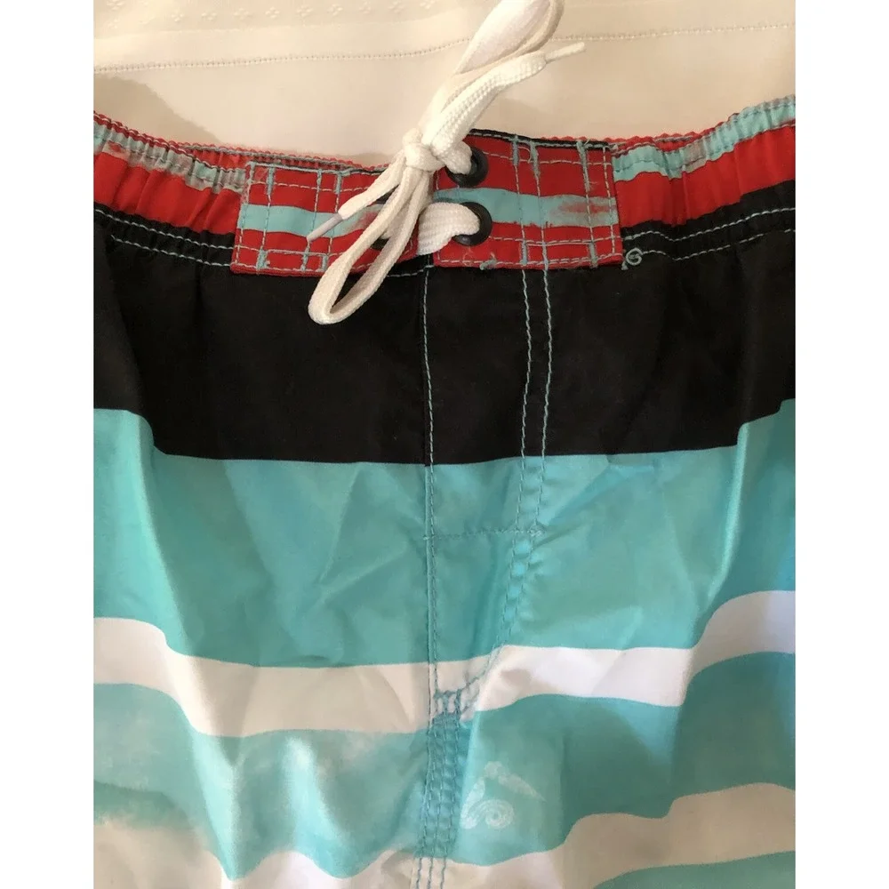 Kanu Surf Boys' Reflection‎ Quick Dry UPF 50+ Beach Swim Trunk Medium 10/12 NWT